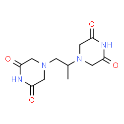 ChemSpider 2D Image | 4,4'-Propylenebis(2,6-piperazinedione) | C11H16N4O4