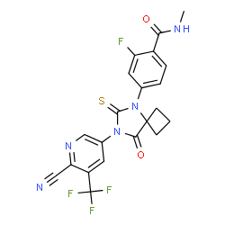 ChemSpider 2D Image | apalutamide | C21H15F4N5O2S