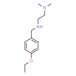 ChemSpider 2D Image | N'-(4-Ethoxybenzyl)-N,N-dimethyl-1,2-ethanediamine | C13H22N2O