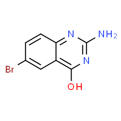 ChemSpider 2D Image | 2-aMino-6-broMoquinazolin-4-ol | C8H6BrN3O