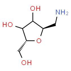 ChemSpider 2D Image | 1-Amino-2,5-anhydro-1-deoxy-D-threo-hexitol | C6H13NO4