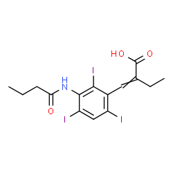 ChemSpider 2D Image | Bunamiodyl | C15H16I3NO3