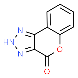 ChemSpider 2D Image | Chromeno[3,4-d][1,2,3]triazol-4(2H)-one | C9H5N3O2