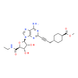 ChemSpider 2D Image | apadenoson | C23H30N6O6