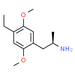 ChemSpider 2D Image | (2R)-1-(4-Ethyl-2,5-dimethoxyphenyl)-2-propanamine | C13H21NO2