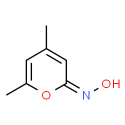ChemSpider 2D Image | (2E)-N-Hydroxy-4,6-dimethyl-2H-pyran-2-imine | C7H9NO2