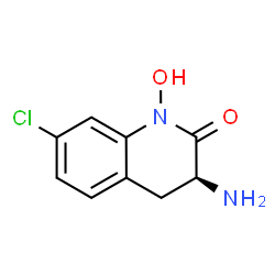 ChemSpider 2D Image | (3S)-3-Amino-7-chloro-1-hydroxy-3,4-dihydro-2(1H)-quinolinone | C9H9ClN2O2