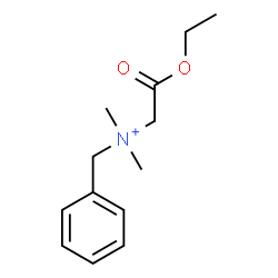 ChemSpider 2D Image | N-Benzyl-2-ethoxy-N,N-dimethyl-2-oxoethanaminium | C13H20NO2
