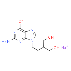 ChemSpider 2D Image | Penciclovir Sodium | C10H14N5NaO3