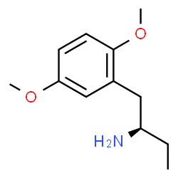 ChemSpider 2D Image | (2R)-1-(2,5-Dimethoxyphenyl)-2-butanamine | C12H19NO2