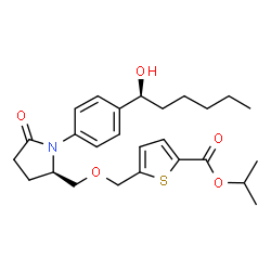 ChemSpider 2D Image | Simenepag isopropyl | C26H35NO5S
