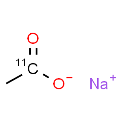 ChemSpider 2D Image | SODIUM ACETATE C-11 | C11CH3NaO2