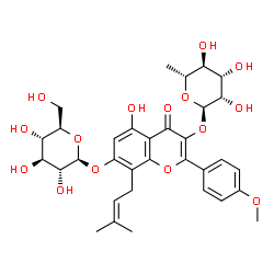 ChemSpider 2D Image | Icariin | C33H40O15