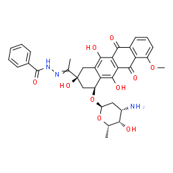 ChemSpider 2D Image | Zorubicin | C34H35N3O10