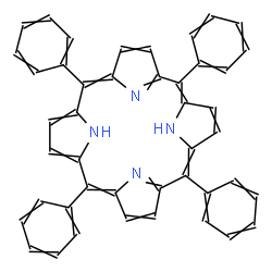 ChemSpider 2D Image | 5,10,15,20-Tetraphenylporphyrin | C44H30N4