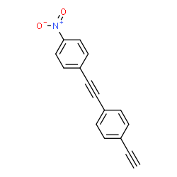 ChemSpider 2D Image | 1-Ethynyl-4-[(4-nitrophenyl)ethynyl]benzene | C16H9NO2