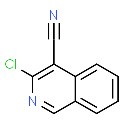 ChemSpider 2D Image | 3-Chloro-4-isoquinolinecarbonitrile | C10H5ClN2