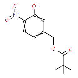ChemSpider 2D Image | 3-Hydroxy-4-nitrobenzyl pivalate | C12H15NO5