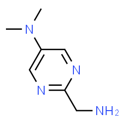 ChemSpider 2D Image | 2-(Aminomethyl)-N,N-dimethyl-5-pyrimidinamine | C7H12N4