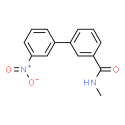 ChemSpider 2D Image | N-Methyl-3'-nitro-3-biphenylcarboxamide | C14H12N2O3