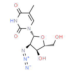 ChemSpider 2D Image | 2'-Azidothymidine | C10H13N5O5