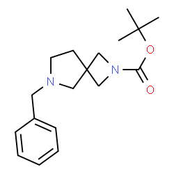 ChemSpider 2D Image | tert-Butyl 6-benzyl-2,6-diazaspiro[3.4]octane-2-carboxylate | C18H26N2O2