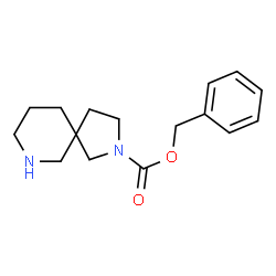 ChemSpider 2D Image | Benzyl 2,7-diazaspiro[4.5]decane-2-carboxylate | C16H22N2O2