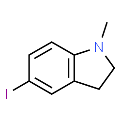 ChemSpider 2D Image | 5-Iodo-1-methylindoline | C9H10IN