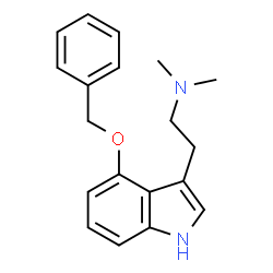 ChemSpider 2D Image | 2-[4-(Benzyloxy)-1H-indol-3-yl]-N,N-dimethylethanamine | C19H22N2O