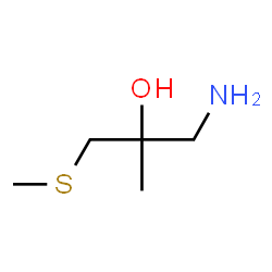 ChemSpider 2D Image | 1-Amino-2-methyl-3-(methylsulfanyl)-2-propanol | C5H13NOS
