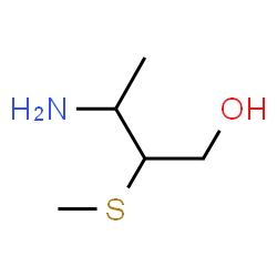 ChemSpider 2D Image | 3-Amino-2-(methylsulfanyl)-1-butanol | C5H13NOS