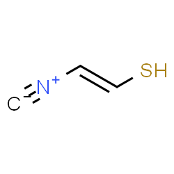 ChemSpider 2D Image | (E)-2-Isocyanoethenethiol | C3H3NS
