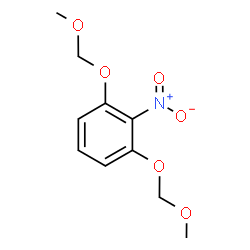 ChemSpider 2D Image | 1,3-Bis(methoxymethoxy)-2-nitrobenzene | C10H13NO6
