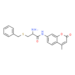 ChemSpider 2D Image | S-Benzyl-N-(4-methyl-2-oxo-2H-chromen-7-yl)cysteinamide | C20H20N2O3S