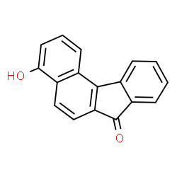 ChemSpider 2D Image | 4-Hydroxy-7H-benzo[c]fluoren-7-one | C17H10O2