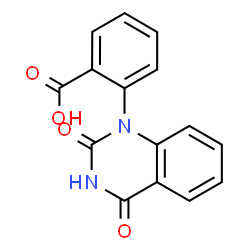 ChemSpider 2D Image | 2-(2,4-Dioxo-3,4-dihydro-1(2H)-quinazolinyl)benzoic acid | C15H10N2O4