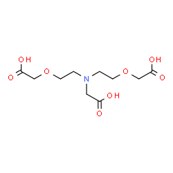 ChemSpider 2D Image | N,N-Bis[2-(carboxymethoxy)ethyl]glycine | C10H17NO8