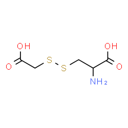 ChemSpider 2D Image | 3-[(Carboxymethyl)disulfanyl]alanine | C5H9NO4S2