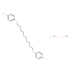 ChemSpider 2D Image | Formic acid - 4,4'-[1,10-decanediylbis(oxy)]diphenol (2:1) | C24H34O8
