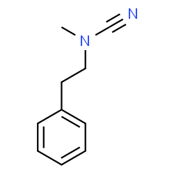 ChemSpider 2D Image | Methyl(2-phenylethyl)cyanamide | C10H12N2