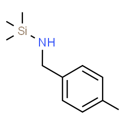 ChemSpider 2D Image | 1,1,1-Trimethyl-N-(4-methylbenzyl)silanamine | C11H19NSi