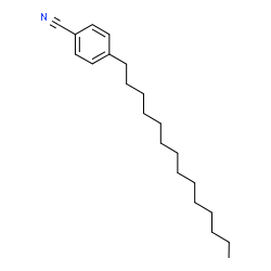 ChemSpider 2D Image | 4-Tetradecylbenzonitrile | C21H33N