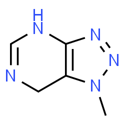 ChemSpider 2D Image | 1-Methyl-4,7-dihydro-1H-[1,2,3]triazolo[4,5-d]pyrimidine | C5H7N5