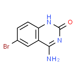 ChemSpider 2D Image | 4-Amino-6-bromo-2(1H)-quinazolinone | C8H6BrN3O