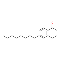 ChemSpider 2D Image | 3,4-Dihydro-6-octyl-1(2H)-naphthalenone | C18H26O