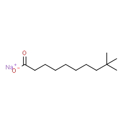 ChemSpider 2D Image | Sodium 9,9-dimethyldecanoate | C12H23NaO2