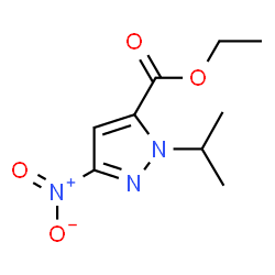 ChemSpider 2D Image | ETHYL 2-ISOPROPYL-5-NITROPYRAZOLE-3-CARBOXYLATE | C9H13N3O4