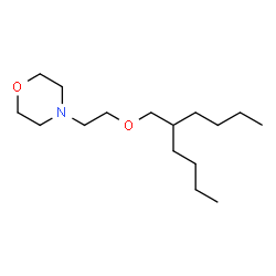 ChemSpider 2D Image | 4-{2-[(2-Butylhexyl)oxy]ethyl}morpholine | C16H33NO2