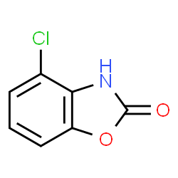 ChemSpider 2D Image | 4-Chloro-1,3-benzoxazol-2(3H)-one | C7H4ClNO2