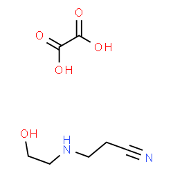 ChemSpider 2D Image | 3-[(2-Hydroxyethyl)amino]propanenitrile ethanedioate (1:1) | C7H12N2O5